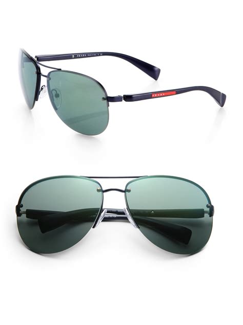 blue prada mens sunglasses|prada sunglasses dp006012700.